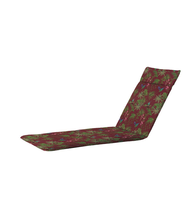 Sunlounger ca.190x60cm FR + WR Celeste red