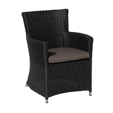 Wicker york ca.48x48cm Outdoor Oxford taupe