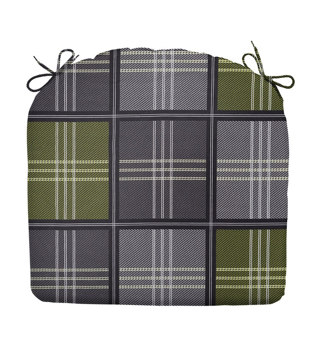 Zitkussen ca.46x48cm Patchy olive