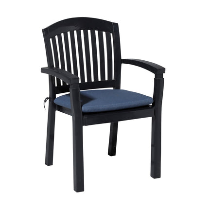 Zitkussen ca.46x48cm Panama safier blue