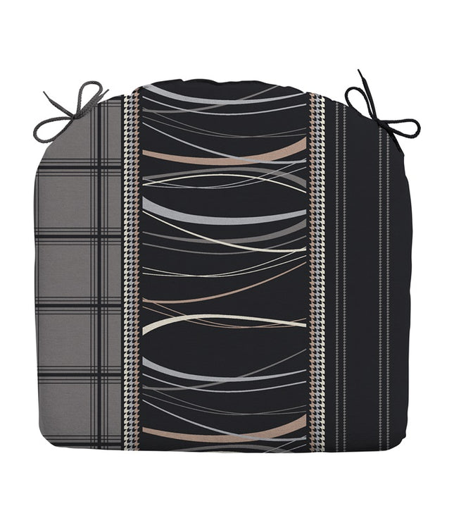 Zitkussen ca.46x48cm Lines grey