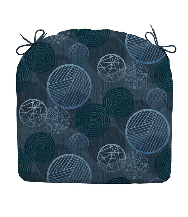 Zitkussen ca.46x48cm Circle blue