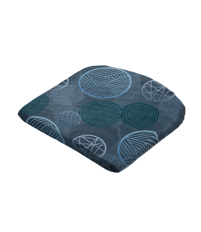 Zitkussen ca.46x48cm Circle blue