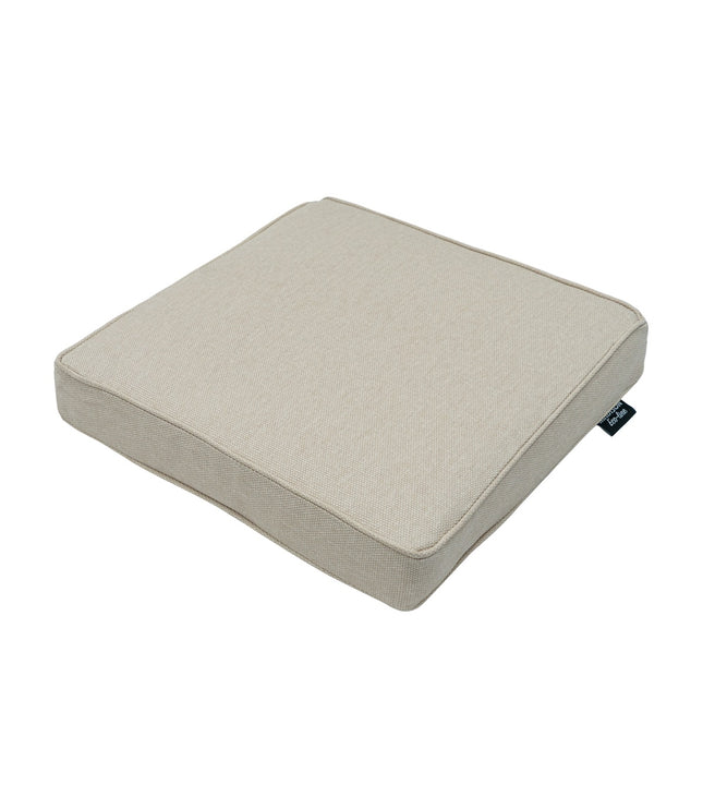 Luxe zitkussen ca.40x40cm Beige canvas eco+