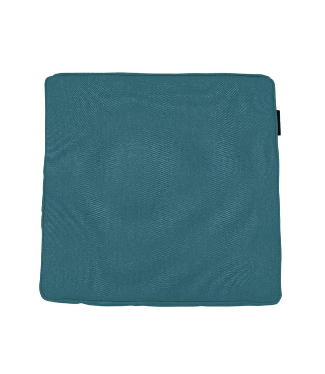 Luxe zitkussen ca.40x40cm Sea blue canvas eco+