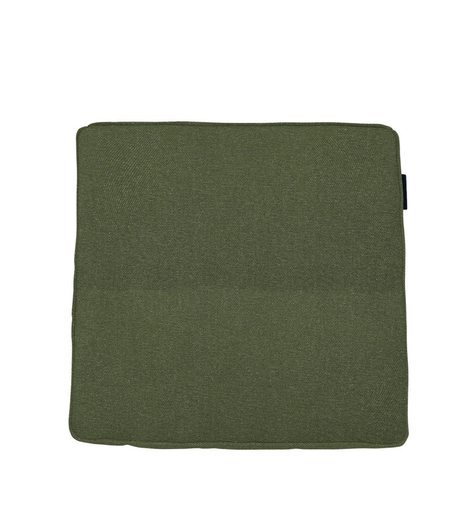 Luxe zitkussen ca.40x40cm Green canvas eco+