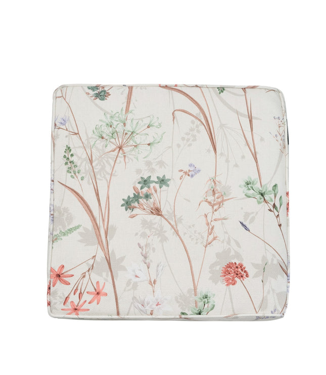 Luxe zitkussen ca.40x40cm Donna natural canvas eco+