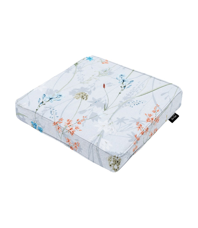 Luxe zitkussen ca.40x40cm Donna azure canvas eco+