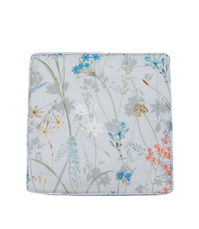 Luxe zitkussen ca.40x40cm Donna azure canvas eco+